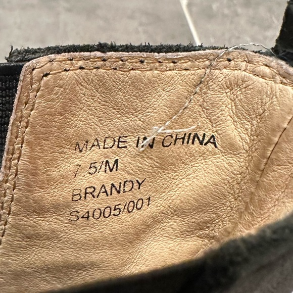 Spirit By Lucchese Brandy black leather snakeskin vintage western boot ankle - Picture 5 of 10